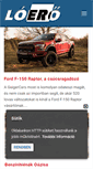 Mobile Screenshot of loero.hu